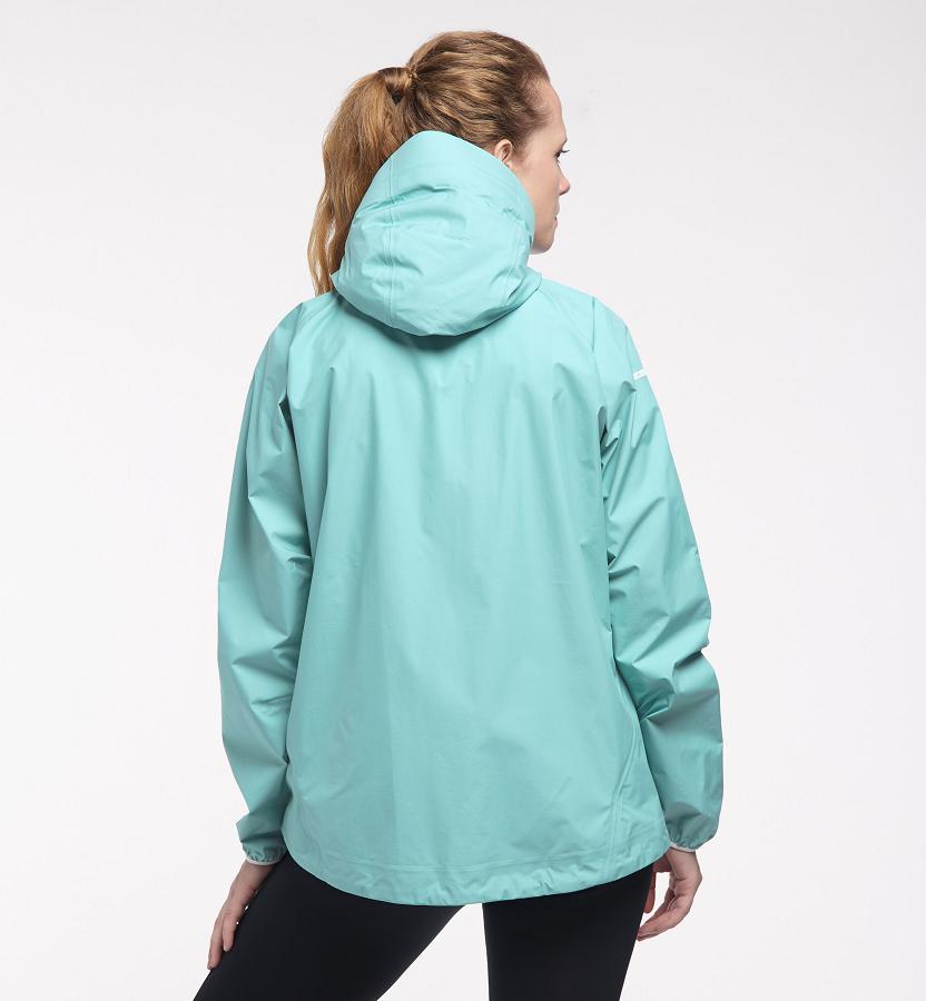 Haglöfs Womens L.I.M Waterproof Jacket Green New Zealand 81630HCXO